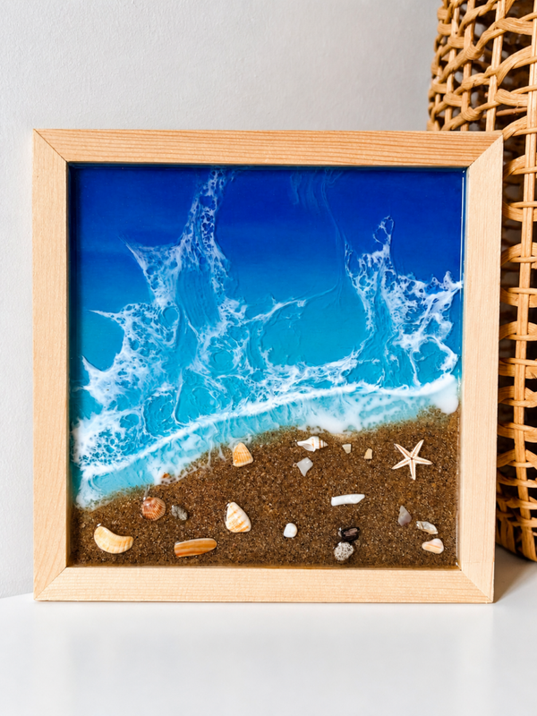 Moyen tableau plage