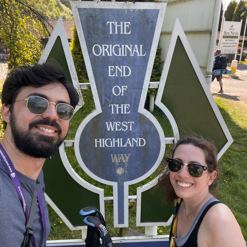 il punto di arrivo originale della West Highland Way