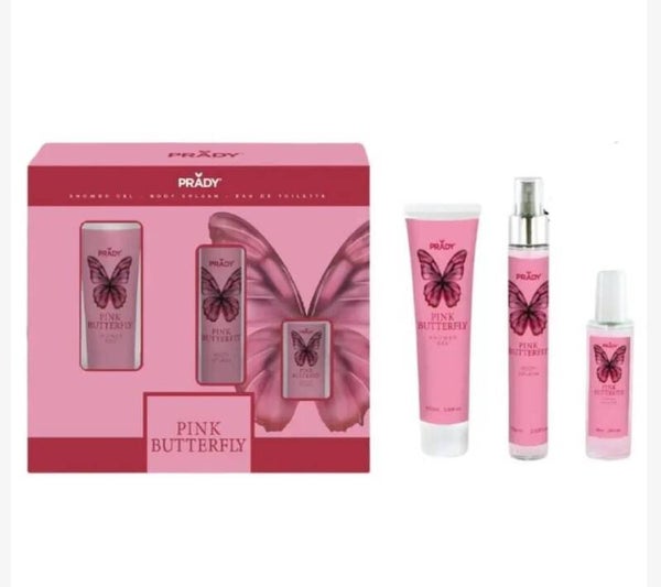 Estuche la bomba pink baterfly