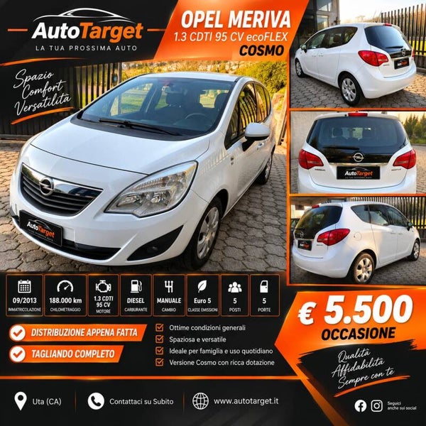 OPEL MERIVA 1.3 CDTI 95 CV COSMO