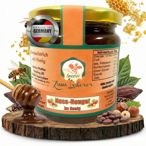 Honig-Mix mit Nuss-Nougat 500g (19,98€/kg)