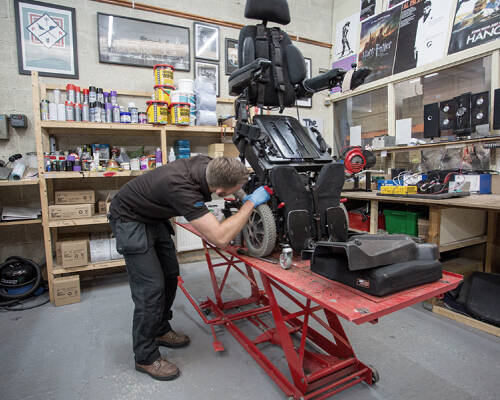 Repairs and maintenance of mobility electric scooters and electric bikes at Viva Volt Scooter at Longueuil