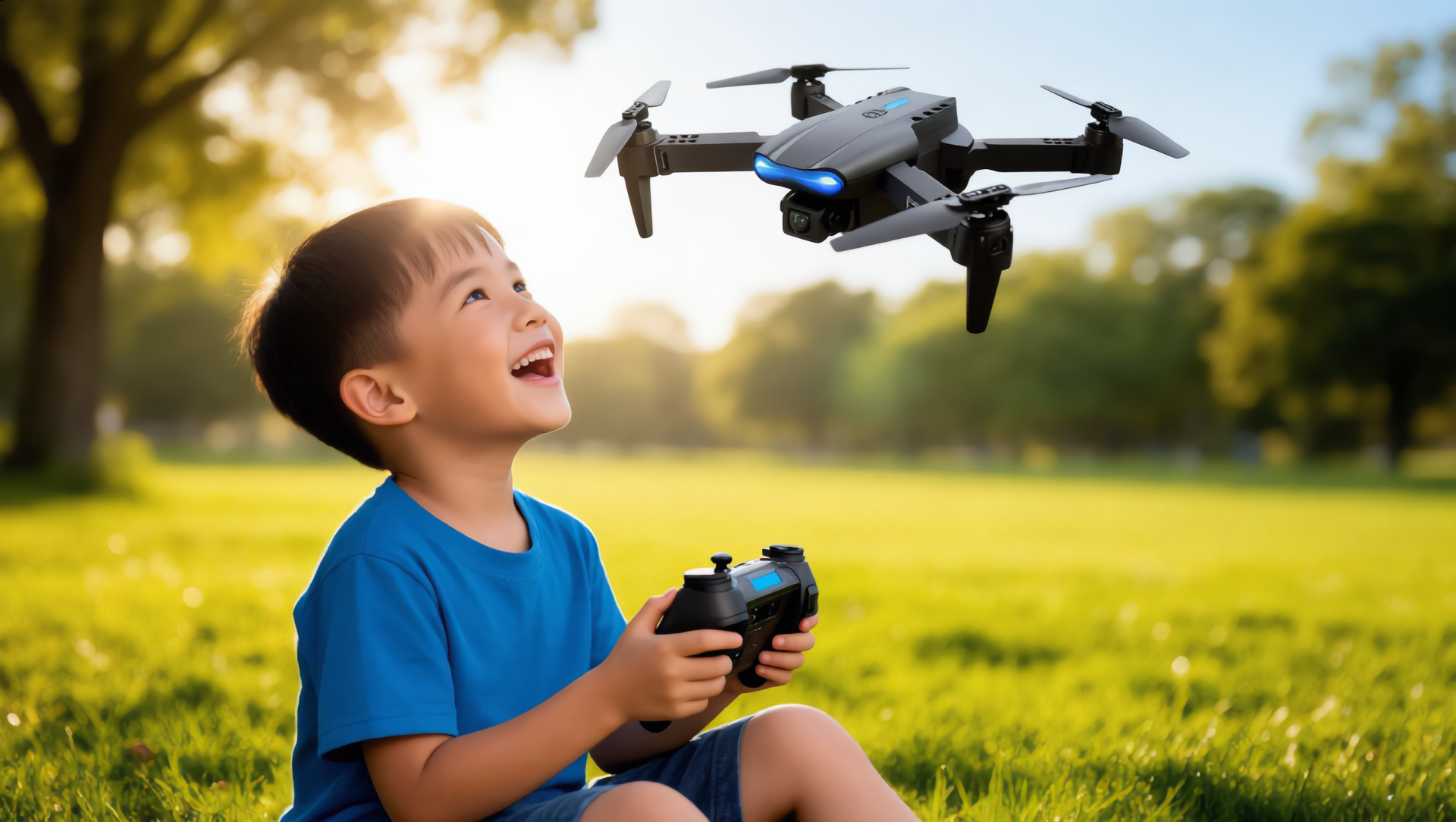 E99 K3 Nuevo Dron de Plástico, Quadcopter de Juguete, Mini Dron para Principiantes Cámara HD