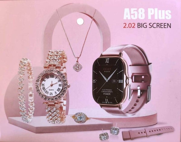 Set Reloj inteligente A58 PLUS