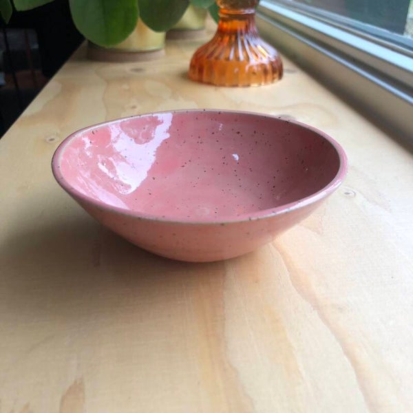 Schaaltje roze (4,5 hoog, 12 cm breed)