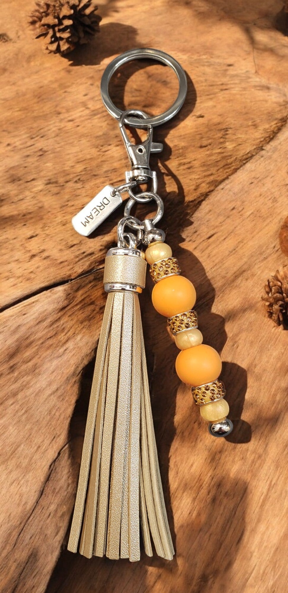 Bar Keychain w/Tassel