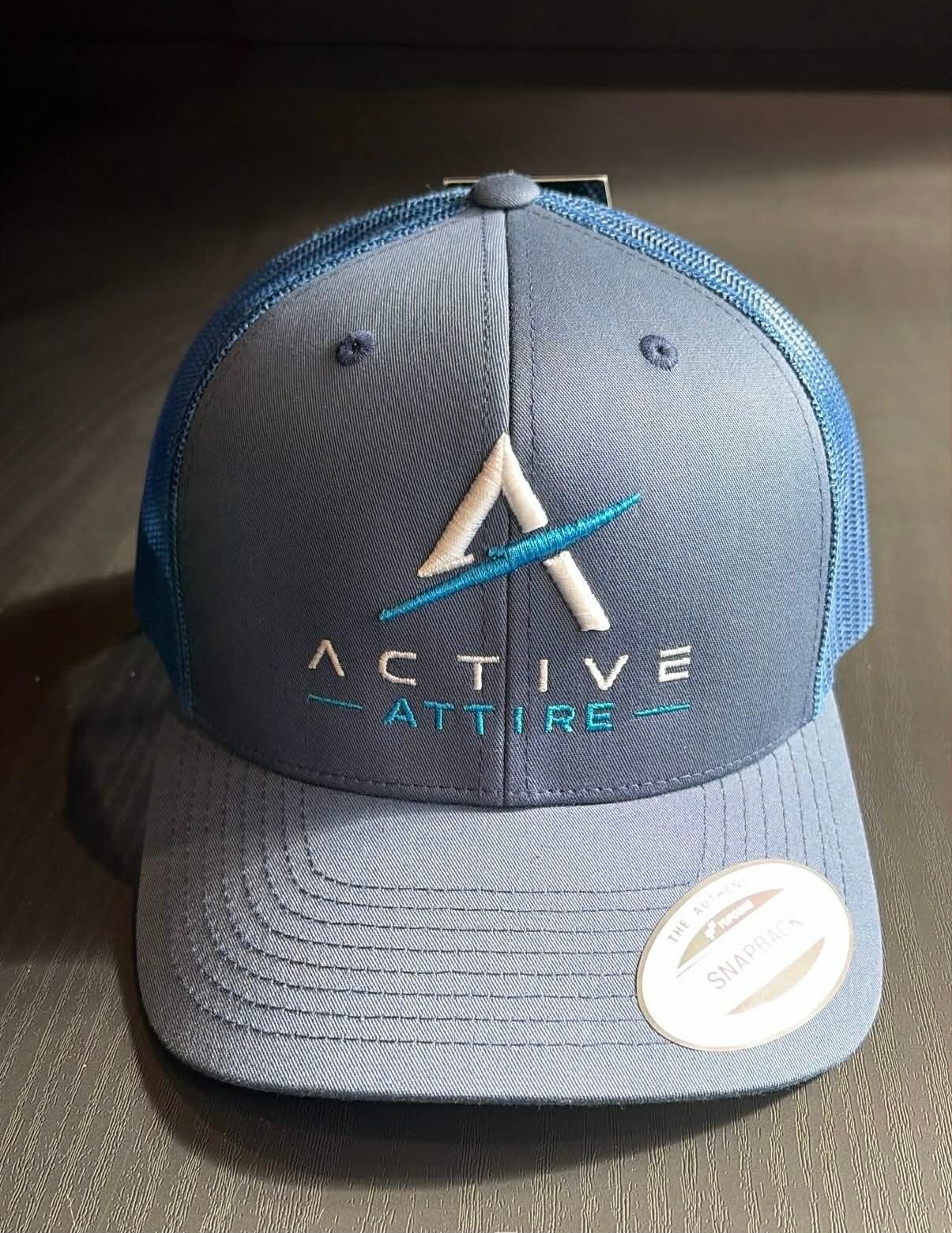 Active attire electric blue SnapBack cap