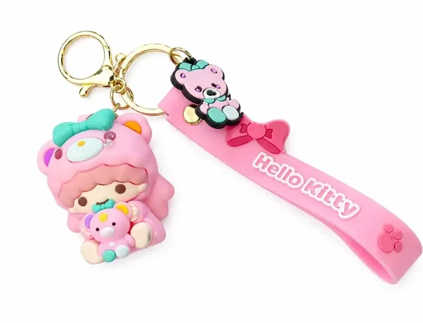 🎀 Porte-clés Kawaii My Mélody Rose 🎀