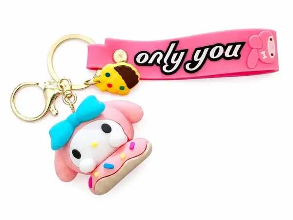 🎀🍩 Porte-clés Kawaii My Melody Donut 🍩🎀