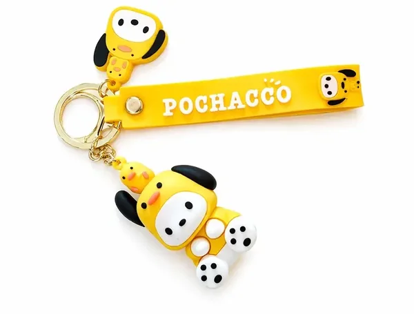 💛🐥 Porte-clés Kawaii Pochacco Poussin 🐥💛