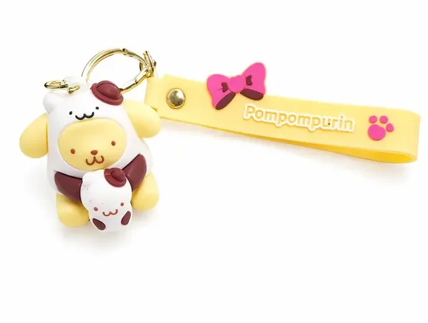 💛🎀 Porte-clés Kawaii Pompompurin 🎀💛