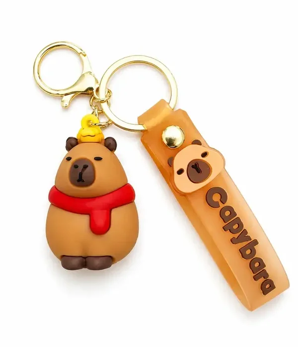 🤎🧸 Porte-clés Kawaii Capybara 🧸🤎