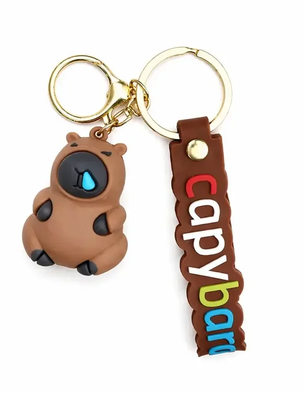 🤎💤 Porte-clés Kawaii Capybara Fatigué 💤🤎