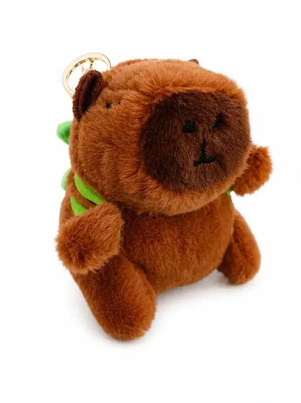 🐹💚 Porte-clés Peluche Capybara & Tortue Kawaii 💚🐢