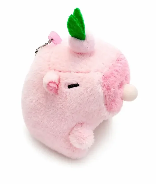 🌸 Porte-clés Peluche Capybara Rose Kawaii 🌸🐹