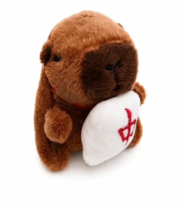 🀄 Porte-clés Peluche Capybara Mahjong Kawaii 🐹✨