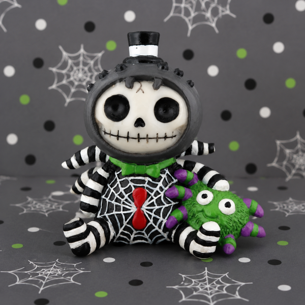 Furrybones Araignée – Figurine squelette gothique et kawaii