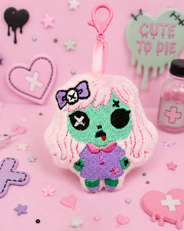 🩷 Porte-clé Poupée Zombie Creepy Kawaii 🩷