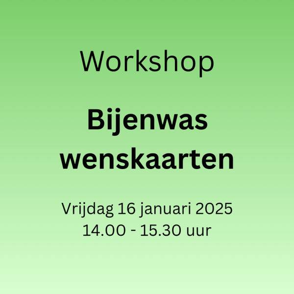 Aanmelden Workshop 16 januari 2026 Wenskaarten maken