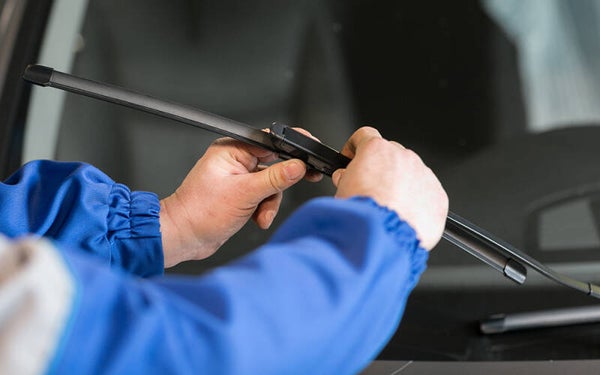 Wiper blades installed (Labor only)