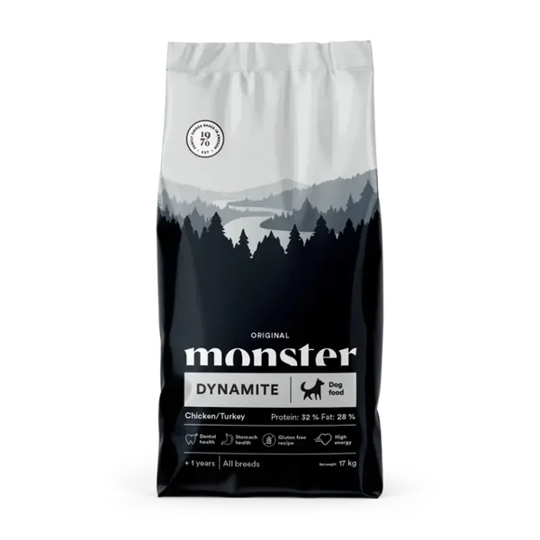 Monster Dog Original Dynamite Chicken/Turkey 17 kg