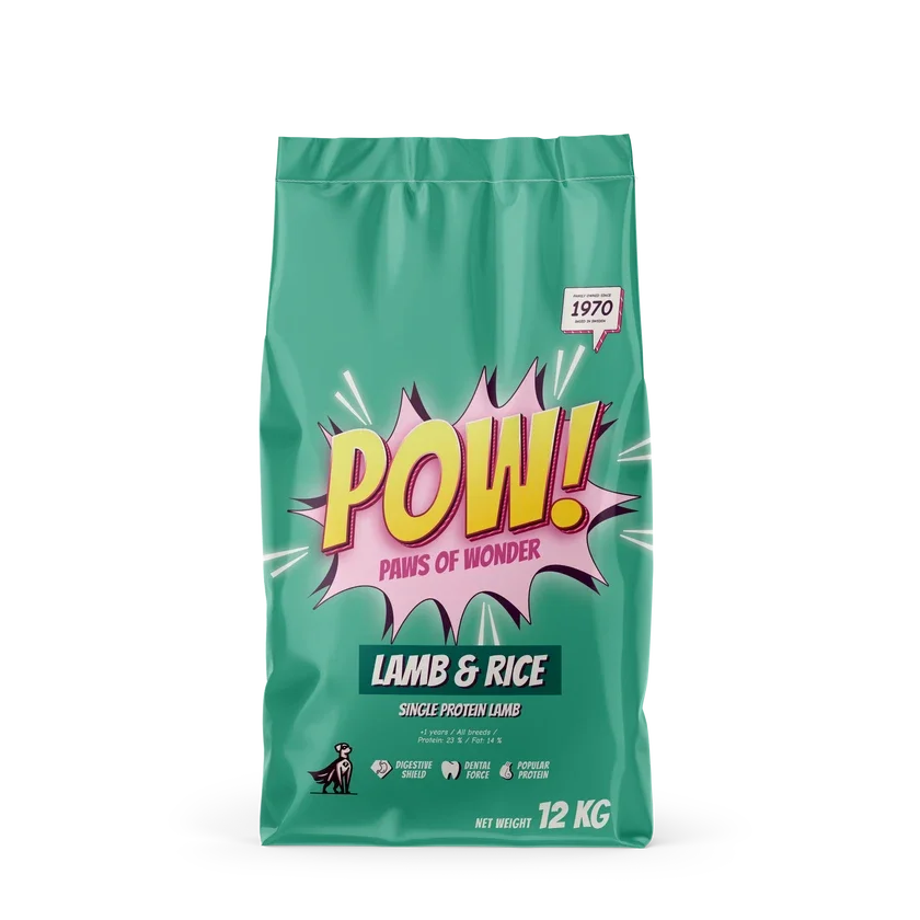 POW! Dog Adult Lamb & Rice 12 kg