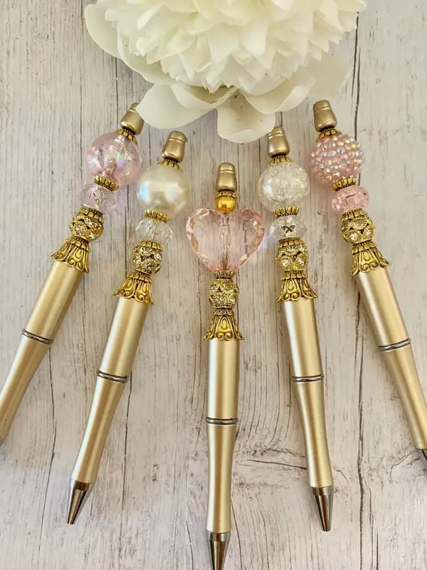 Luxe Beaded Pen  Glamorous Bling Pen  Baby Shower Pen  Wedding Shower Pen  Wedding Pen  Journal Pen  Planner Pen