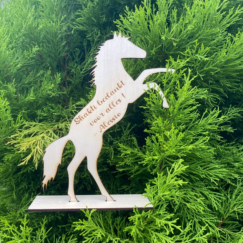 eigen ontwerp bedanking begeleider