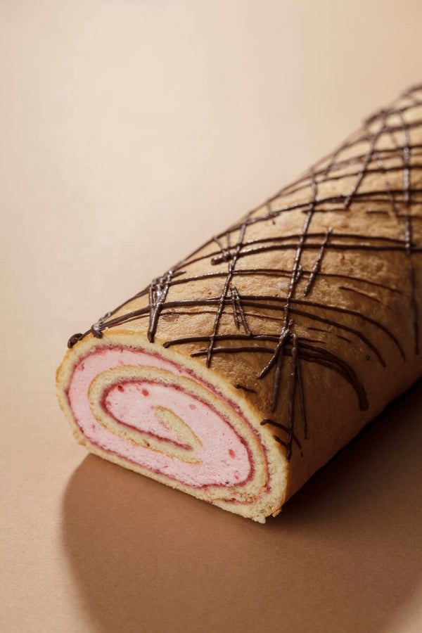Erdbeer-Rahmroulade
