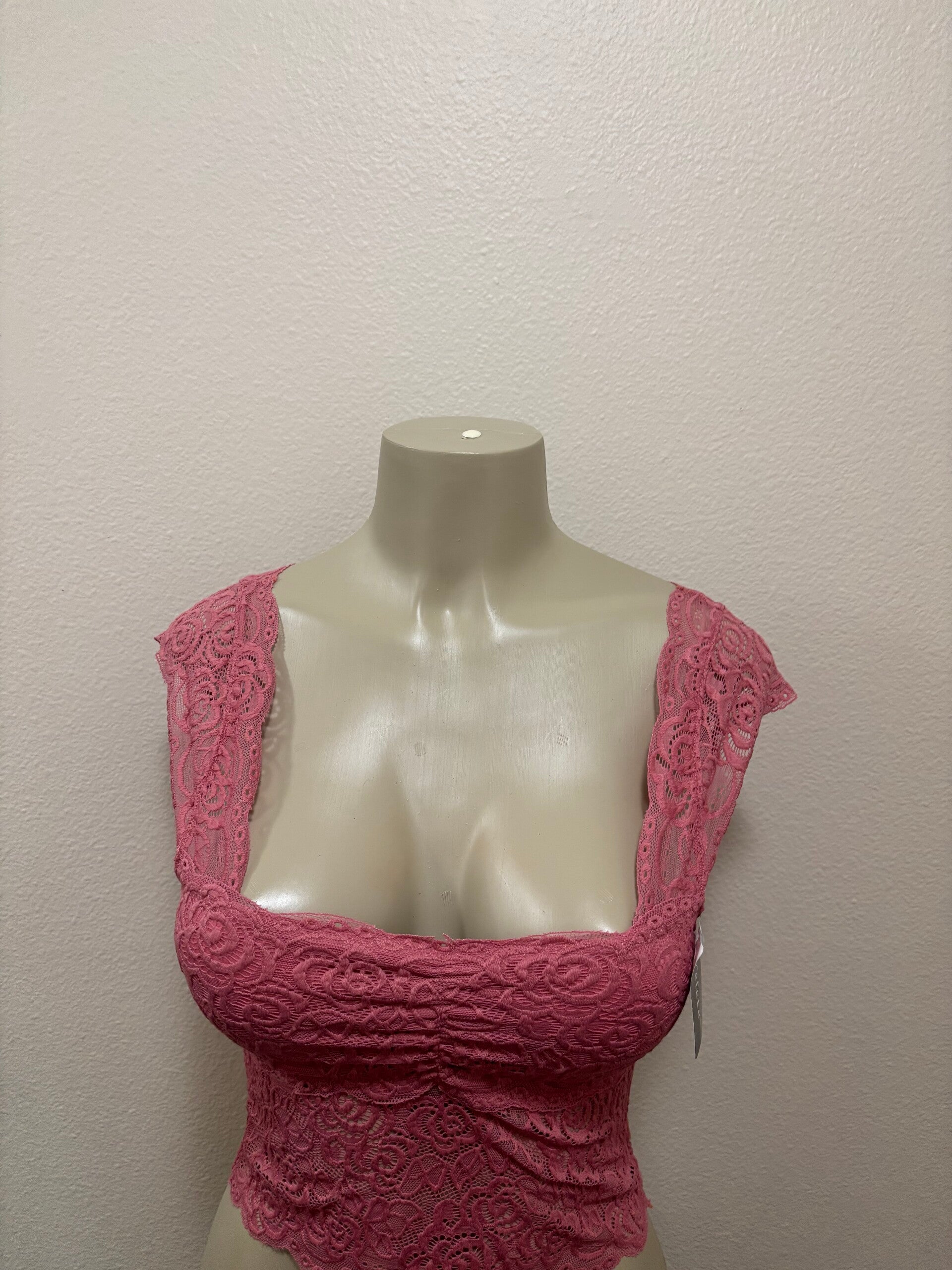 rose pink half shirt