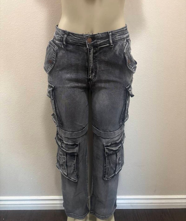 grey wide jeans