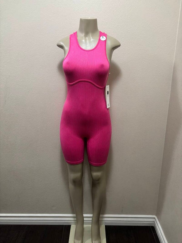 hot pink romper