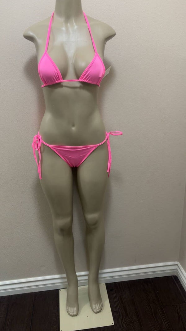 hot pink swimsuit