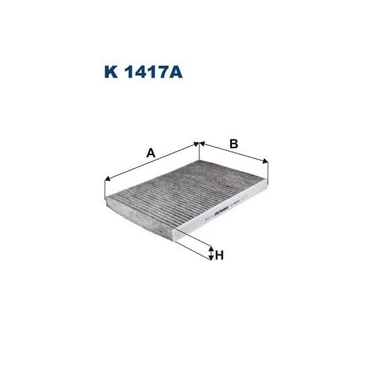 Filter, interior air - FILTRON - K 1417A
