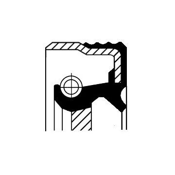 Shaft Seal, manual transmission - CORTECO - 12020377B