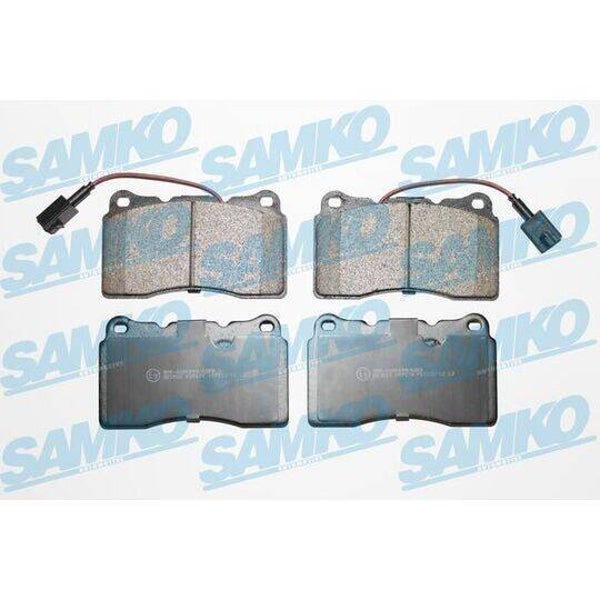 Brake Pad Set, disc brake - SAMKO - 5SP674