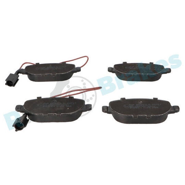 Brake Pad Set, disc brake - RAP BRAKES - R-P0717