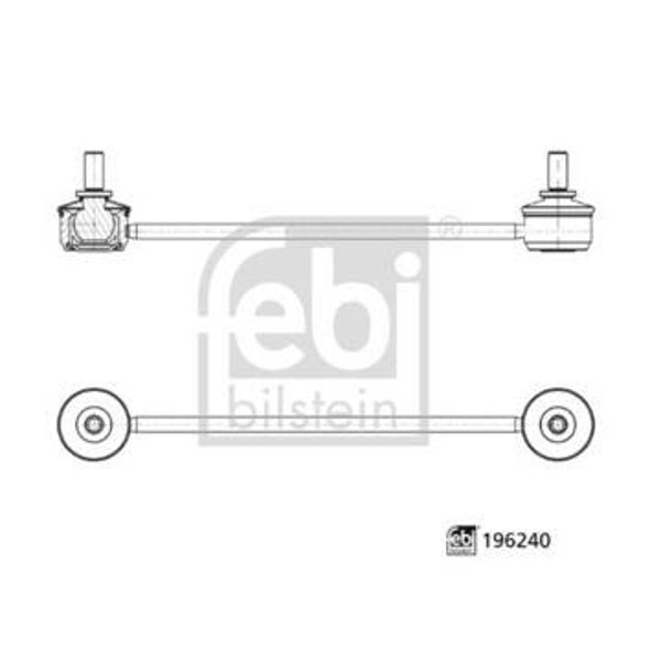 Rod/Strut, stabiliser - FEBI BILSTEIN - 196240