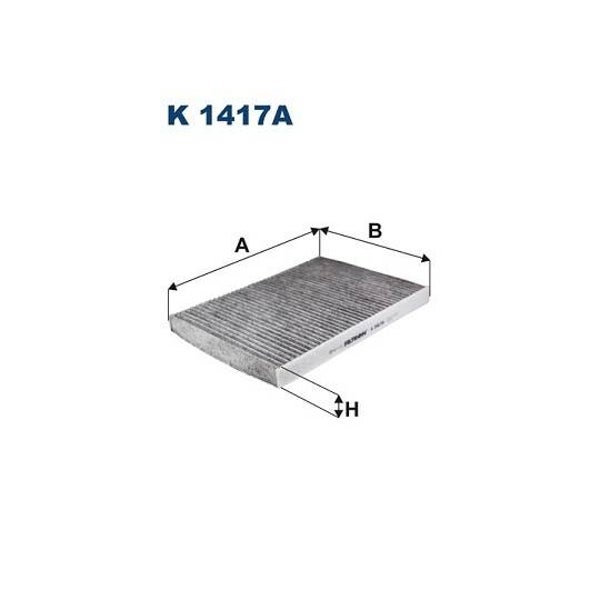 Filter, interior air - FILTRON - K 1417A