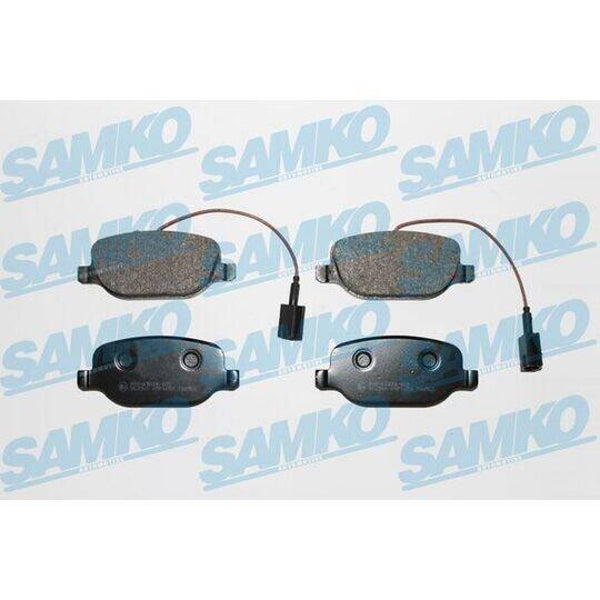 Brake Pad Set, disc brake - SAMKO - 5SP1659