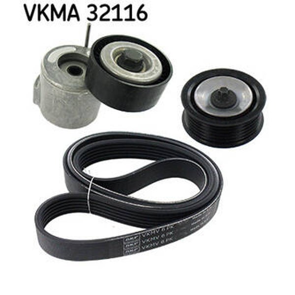 V-Ribbed Belt Set - SKF - VKMA 32116