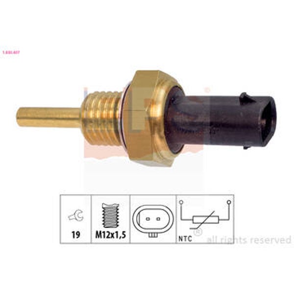 Sensor, coolant temperature - EPS - 1.830.407