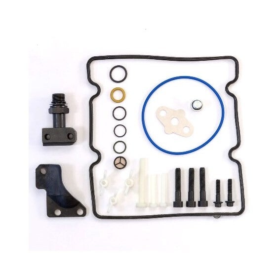 Alliant Power HPOP Installation Kit w/Updated Outlet Fitting - 04-07 Ford Powerstroke