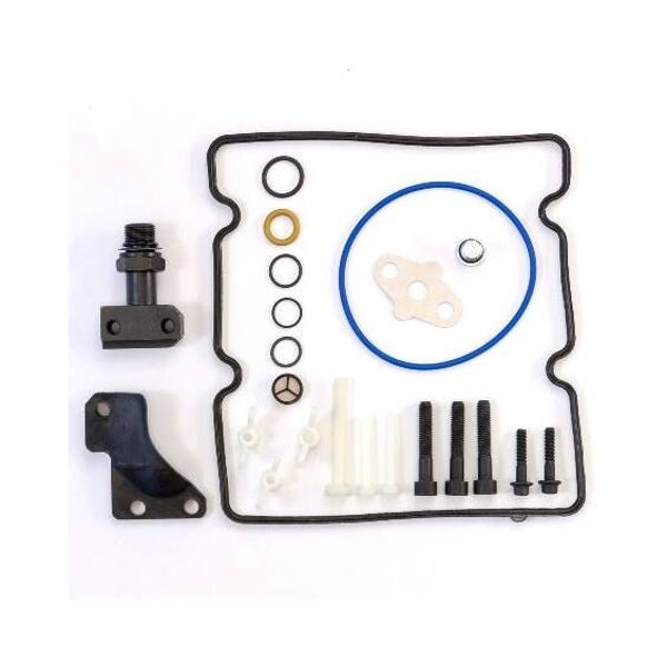 Alliant Power HPOP Installation Kit w/Updated Outlet Fitting - 04-07 Ford Powerstroke