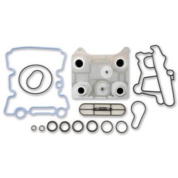 Alliant Power Engine Oil Cooler Kit - 04-07 Ford Diesel - 04-10 E Series - AP63451