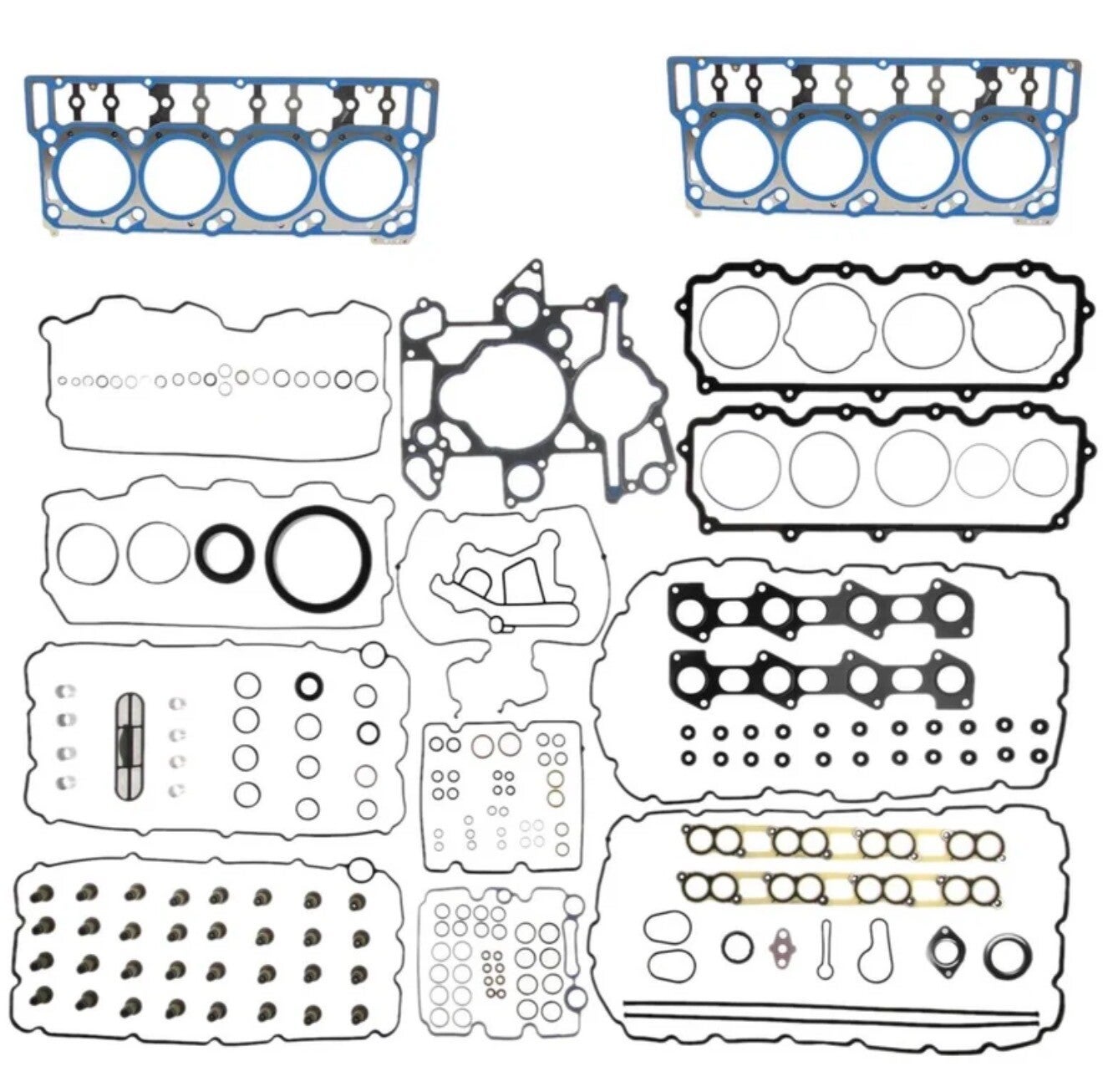 OEM 20MM Head Gaskets - Mahle Engine Rebuild Kit For 06-07 Ford 6.0L Powerstroke