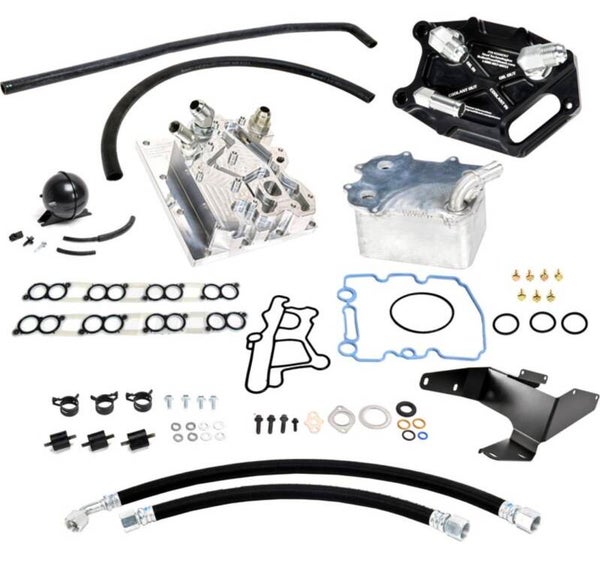 BULLET PROOF DIESEL VK688-100 OEM STYLE OIL COOLER REMOTE MOUNT KIT