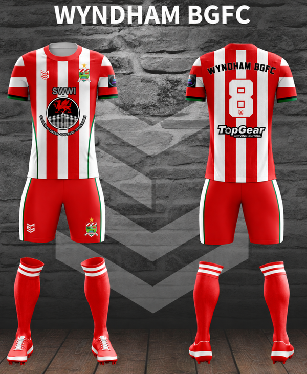 Wyndham bgfc u13s girls playing kit