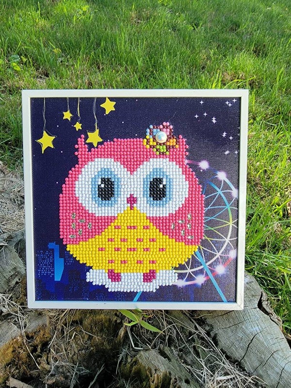 Framed diamond painting