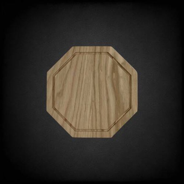 Octagonale Houten Snijplank